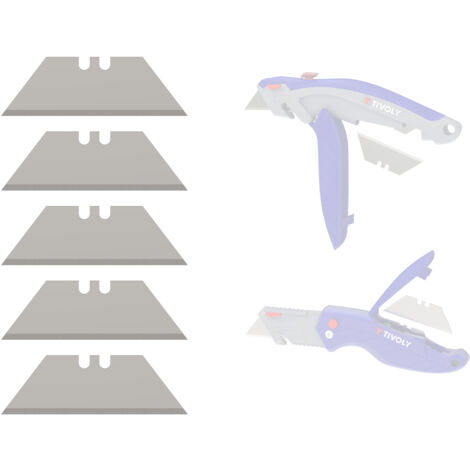 Tivoly • Lot de 10 lames de rechange pour cutter Trapeze (1/3)