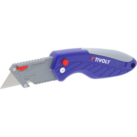 Tivoly • Cutter pliable lame trapèze corps aluminium Falcon Pro 11110622003