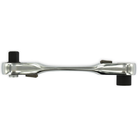 Tivoly • Mini clé à cliquet - Vissage & serrage carré 1/4" et Hexa 6,35 réversible à 72 dents Double tête