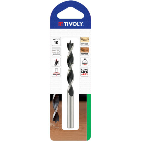 Foret Bois TIVOLY 3 Pointes 10mm