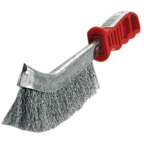 TIVOLY - Brosse métal ergo poignée plastique fil acier
