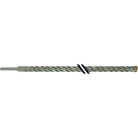 Tivoly • Ø: 25 / Foret bétons 2 taillants SPEEDER2 -L610mm -Pointe de centrage -Quadruple goujures -SDS+ / L: 600 (1/2)