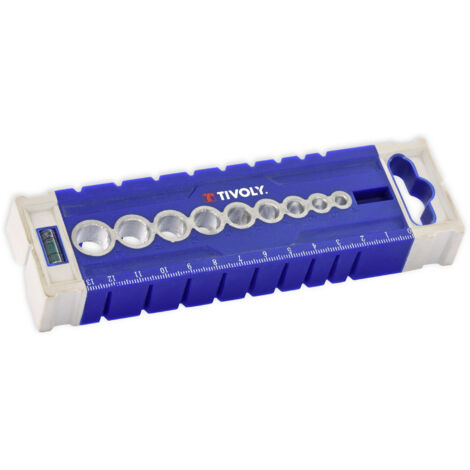 Tivoly • Guide de perçage rectangulaire -Ø 4 à 12 mm - Spécial perçage angles et tubes