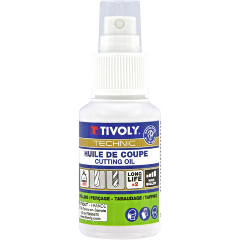 Tivoly • Huile de coupe Biodégradable 50ml Spray