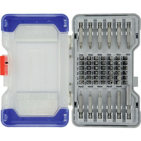 Tivoly • Mallette Ranger 54pcs  Embouts de Vissage L25 et L50mm