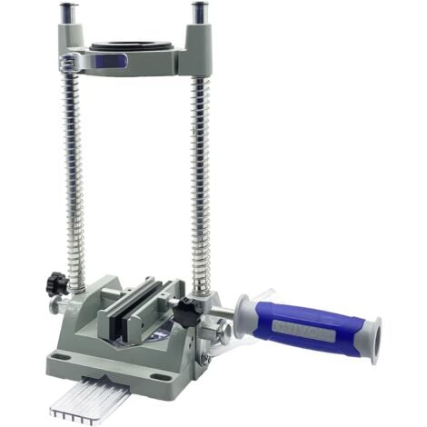 Tivoly • Support de Perçage SP300XP pour perceuse à collier de 43mm à 53mm, système de serrage rapide, Angle de perçage réglable, étau de serrage et système d'aspiration intégré