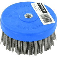 Tivoly • Brosse nylon M14, Spécial polisseuse, pour polissage du bois, Ø130 mm