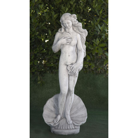 Statue de jardin en pierre Tristan et Iseult cœur - Rouille 102 cm