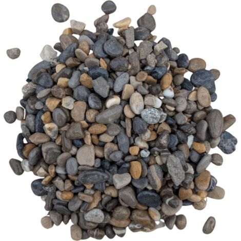 Lot de 10 sacs de +/- 25 kg - Galet De Rivière Durance 6/16 (1/5)