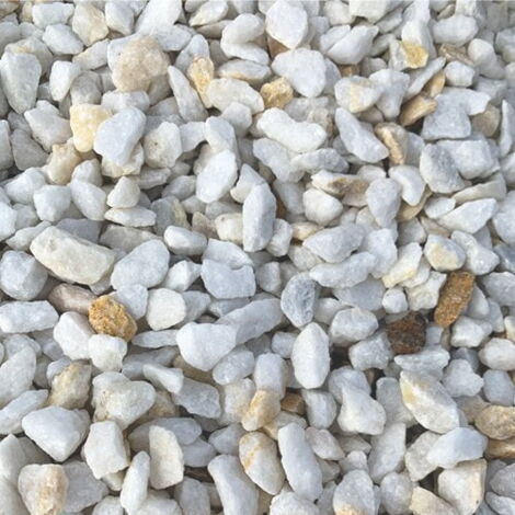 PACK BIG BAG 60M² Gravier Blanc Brillant Cristal 8/12 = 3 Big Bag 1,5T (1/5)