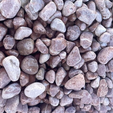 PACK BIG BAG 140M² Galet Rose De Marbre 25/40 = 7 Big Bag 1,5T (1/5)