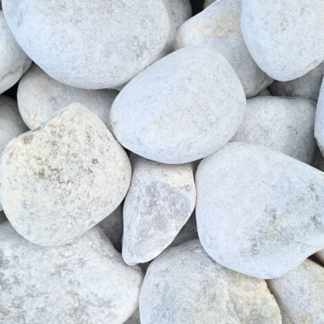 PACK BIG BAG 70M² Galet Blanc Pur 60/100 Big Bag 1,5T