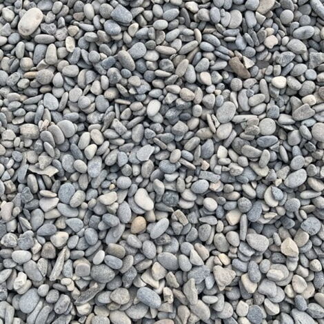 PACK BIG BAG 60M² Galet de rivière gris Durance 6/16 = 3 Big Bag 1,5T (1/5)