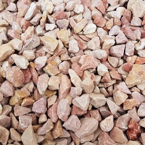 PACK BIG BAG 40M² Gravier Rose de Marbre 8/14 = 2 Big Bag 1,5T