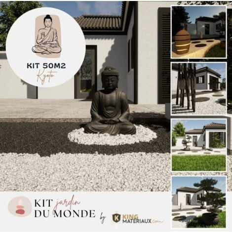 Kit décoration jardin Kyoto 50m2