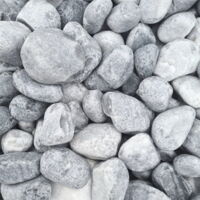 PACK BIG BAG 20M² Galet Gris Bleu De Marbre 40/60 = 2 Big Bag 1,5T