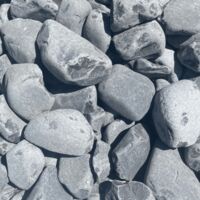 Galets Décoratifs Jardinex Gris Bleu 40/60mm - Sac 25kg, Pour Massifs Et Bassins