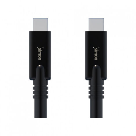 C ble USB 3.1 C - USB C noir 1m SIMON (1/5)