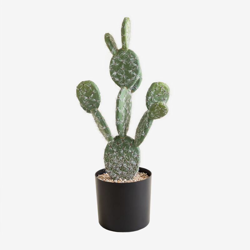 SKLUM Künstlicher Kaktus Opuntie 45 cm ↑45 cm