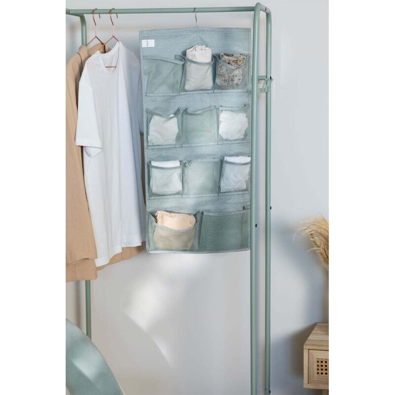 Wand-Organizer Mit Taschen – Hängekorb Für Schrank, Tür Oder Wohnmobil – In Weiß