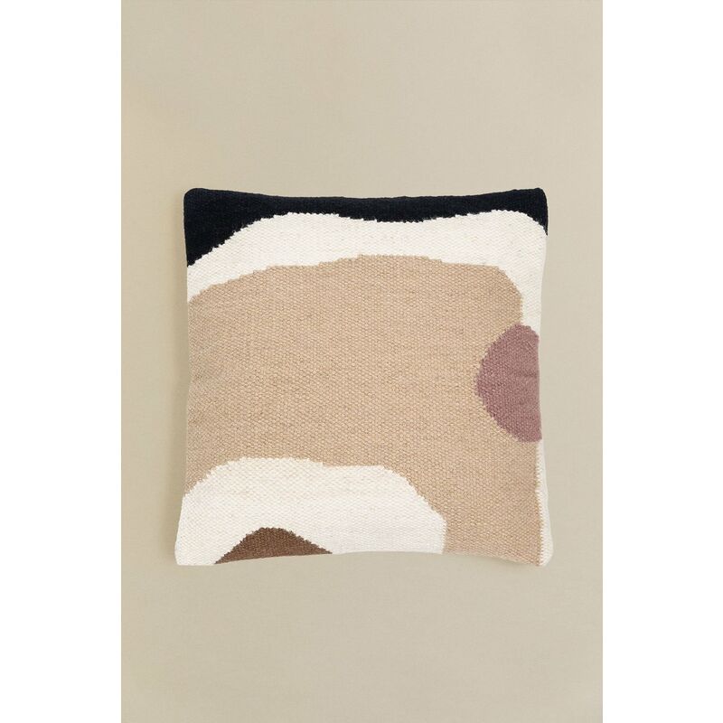 SKLUM Quadratisches Kissen aus Baumwolle und Wolle (45 x 45 cm) Gladys B