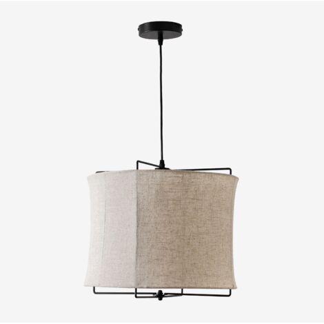 SKLUM Deckenleuchte Alfie Beige Leinen