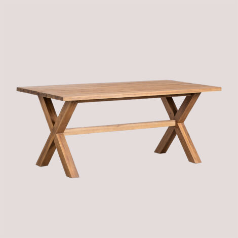 SKLUM Rechteckiger Couchtisch Aus Akazienholz (90x6 Produktbild-Vorschau 4
