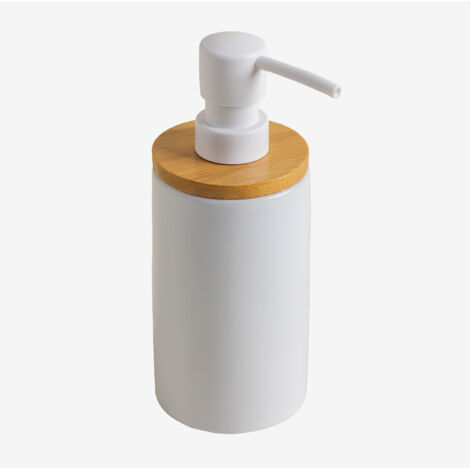 Keramik Seifenspender Muschelform – Weiß Mit Goldenem Pumpkopf, 370 Ml, Für Badezimmer & Küche