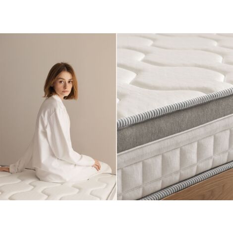 Don Descanso Viskoelastische Matratze 90x190 Cm – Graphit-System, 21 Cm Hoch, Mittel-fest