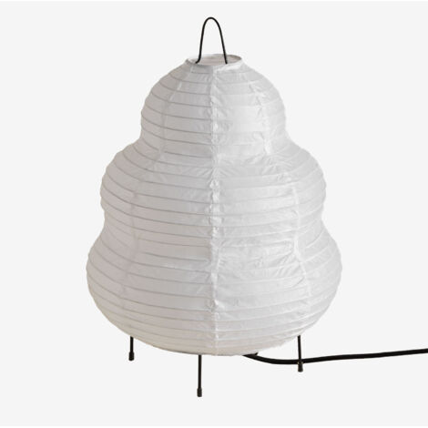 SKLUM Tischlampe ↑34 cm aus Reispapier Gogian Weiss                                  
