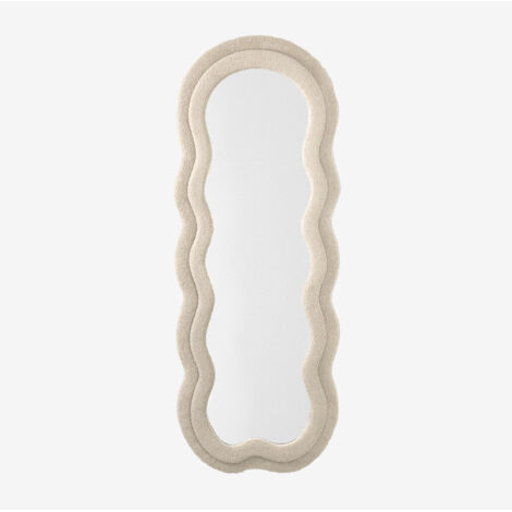 SKLUM Wandspiegel 60x160 cm gepolstert Evelyn