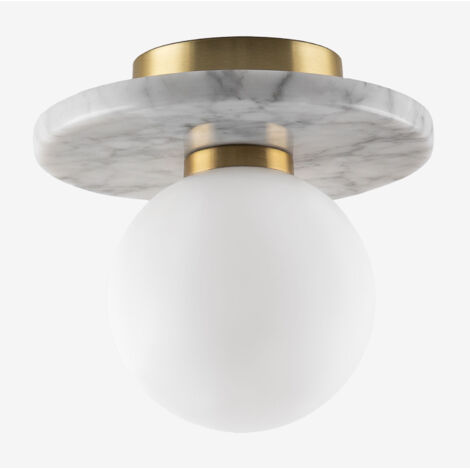 SKLUM Eustace Deckenlampe aus Marmor und Glas Marmor