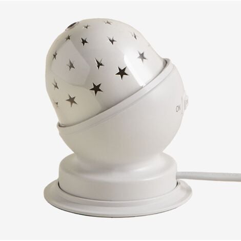 SKLUM Russell Kids LED-Sternenprojektor-Tischlampe Weiss                                  