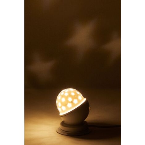 SKLUM Russell Kids LED-Sternenprojektor-Tischlampe Weiss                                  