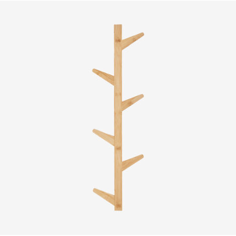 SKLUM Gorafe Bambus-Wandgarderobe ↑80 cm (1/5)