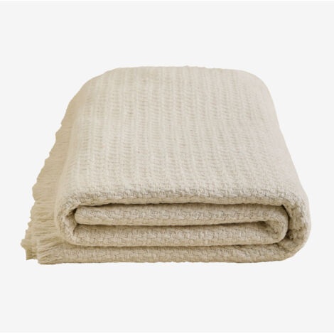 Brandream Baumwoll-Steppdecke – 119 X 152 Cm, Beige, Gesteppt, Für Bett, Couch & Tagesbett