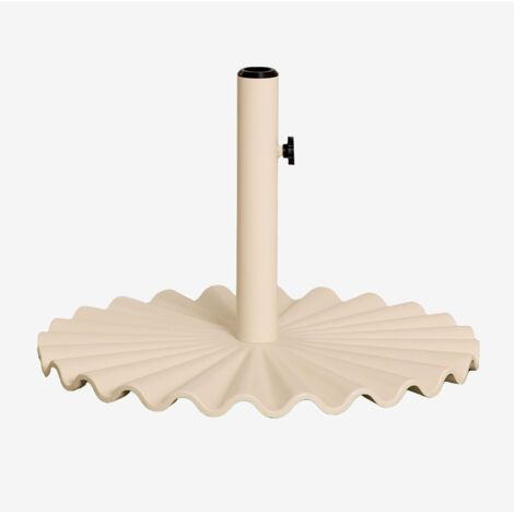 SKLUM Runder Sonnenschirmständer 60Øcm aus Stahl Carolys Beige Tapioca                                  