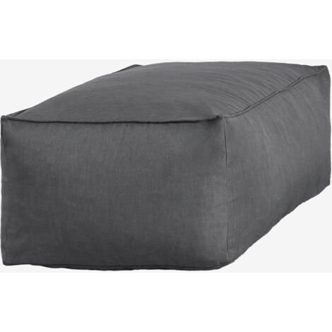 SKLUM Pouf 110x65 cm en tela Dojans Grau Granit                                  