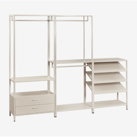 10-tlg. Schuhregal Aus Edelstahl - Platzsparende Aufbewahrung Für Schrank Und Wohnung