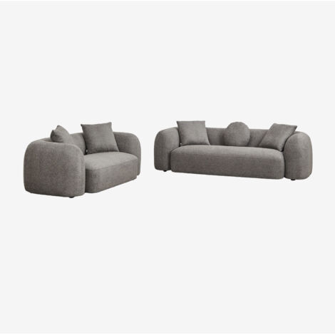 SKLUM Wohnzimmer-Set mit modularem 3-Sitzer-Sofa und 2-Sitzer-Sofa in Coco Chenille
