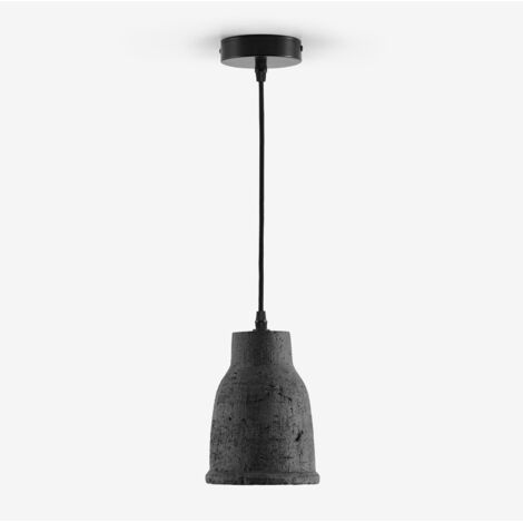 SKLUM Deckenleuchte Sainza aus Terrakotta Schwarz Carbon Ø14 cm                                 