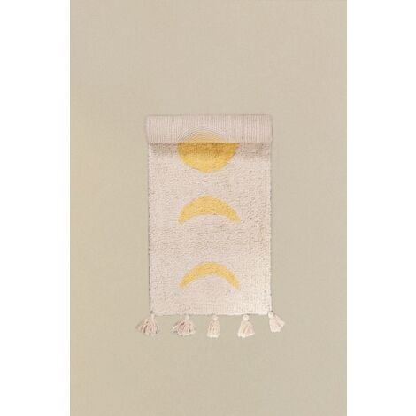 SKLUM Badteppich aus Baumwolle (133x41 cm) Nocti Creme-Beige                                  