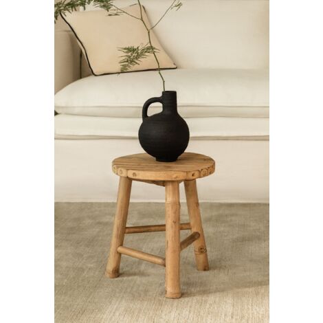 SKLUM Niedriger Hocker aus Bambus Barlou Bambus