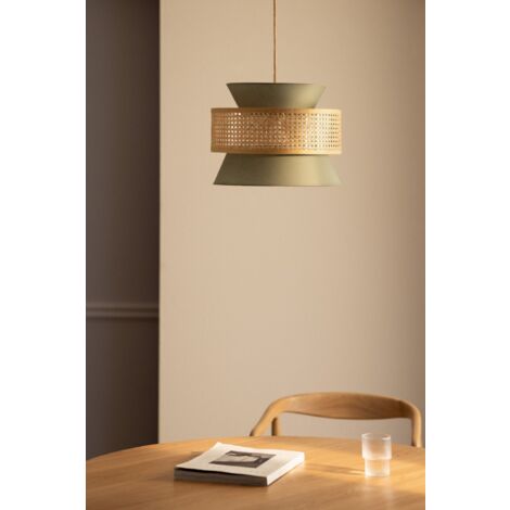 SKLUM Deckenlampe aus Rattan Yereh Grün Caqui                                  