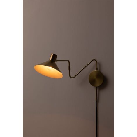 Lustre de Parede SKLUM Lizz Ferro Maquilhagem Rosa