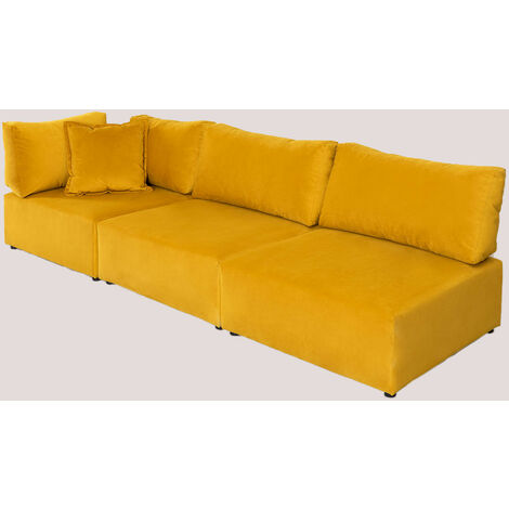 modulares Sofa aus Samt