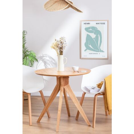 SKLUM Runder Esstisch aus Holz (Ø80 cm) Sekiz              Braun Natur                     