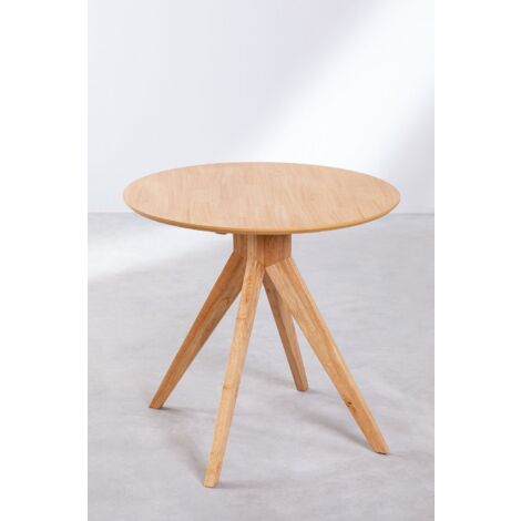 SKLUM Runder Esstisch aus Holz (Ø80 cm) Sekiz              Braun Natur                     