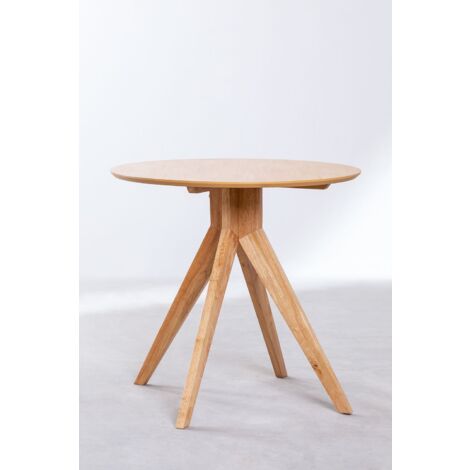 SKLUM Runder Esstisch aus Holz (Ø80 cm) Sekiz              Braun Natur                     