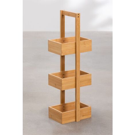 SKLUM Badregal schrank aus Bambus Kayla Design Bambus